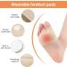 2 Pair Soft Gel Metatarsal Pads for Ball of Foot Pain Relief - Ideal for Mortons Neuroma, Metatarsalgia, Calluses, Blisters - Men and Women - Beige - Buy Online on GoSupps.com