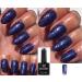 Bluesky Nail Gel Polish BLUE GLITTER + PURPLE GLITTER + SILVER GLITTER 80636 Starry Saphire Blue Starstruck UV LED Soak Off 10ml