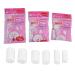 Medical Cotton Roll Nosebleed Stopping Cotton Ball 3 Bags Different Sizes Nose Cotton Pads for Mouth Gauze and Nosebleeds Quick Stop Bleeding Pure Cotton Roll Small Ball for Nose