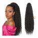 Ponytail Extension 24/30inch Long Kinky Curly Ponytail Extensions Synthetic Drawstring Curly Hair Extension Ponytails Clip in Natural Hair Ponytail Extensions for Women Ponytail Hair Extension (Color 30inch 4
