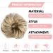 Vlasy Messy Bun Hair Piece Curly Wavy Scrunchies Extension Chignon Updo Synthetic Hair - 18/22# 60g - Buy Online on GoSupps.com