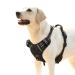 Heele dog crockery no-pull dog harness breast dishes for large dogs softly breathable adjustable reflective dog dishes anti-pull with padded handle black XL XL new black