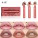 YOUNG VISION Lip Tint Marker Set - 3 PCS Lightweight Lip Stain Long-Wearing Waterproof Liquid Lipstick & Dual Lip Liner Stick in Nude Matte Shades - Buy Online on GoSupps.com