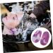 Ipetboom 1 Pair soft earmuffs ear caps for hair dye multicolor baking oil silicone ear covers ear defenders water proof ear covers for hair dryer heat shower cap 7.60X5.00X2.00CM As Shown 3 - Buy Online on GoSupps.com