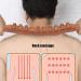 Jiawu Book Massage Roller Stick - 20 Pearls Wooden Gua Sha & Lymph Drainage Device for Body Massage & Acupuncture Relief - Buy Online on GoSupps.com