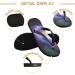Mnsruu Nebula Space Spiral Galaxy Flip Flops | Stylish Sandals & Home Slippers for Men & Women | Perfect for Hotels Spas & Travel - Buy Online on GoSupps.com