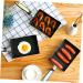 OUNONA 3 Pcs Frying Pan Japanese Tamagoyaki Pan Japanese Frying Pot Rolled Egg Pan Non- Stick Coating Pan Non Stick Omelette Pan Baking Pan Square Skillet Aluminum Alloy Steak Pan Mini 34X13CMx3pcs Random Colorx3pcs - Buy Online on GoSupps.com