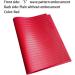 Unikstep Rubber Sheet 21.5x14.5 for Shoe Sole Repair & DIY Gasket Seal - Anti-Slip Cushion in Red S Pattern - Buy Online on GoSupps.com