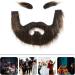 Beavorty 1 Set Beard Dress up Fake Whiskers Cosplay Prop Stage Cosplay Eyebrow Pirate Beard Brown Beard Plush - Buy Online on GoSupps.com