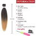 Xtrend 16 Inch EZ Braids 8Packs Pre-Stretched Easy Braiding Hair Extensions for Box Braids Hair Ombre Blonde Hot Water Setting Synthetic Fiber Hair Extensions T27# 16 Inch (Pack of 8) T27# - Buy Online on GoSupps.com