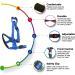 Dog Head Collar - Adjustable Pet Head Halter with Safety Strap for Leash Training - Size L Blue - Buy Online on GoSupps.com