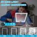 5X Rechargeable Hands-Free Magnifying Glass for Reading with 50 Ultra-Bright LEDs Light Full Page Magnifier for Neck Wear with 10X Foldable Handheld Magnifying Glass for Low Vision Person(Black) - Buy Online on GoSupps.com