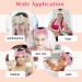 Soft Coral Fleece Spa Headband for Women and Girls - Facial Makeup, Shower, Skin Care - Bow Hairband for Slumber Party Supplies - Buy Online on GoSupps.com