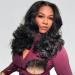 20 Inch HD Frontal Wigs Human Hair Body Wave 6 x4 Lace Front Wigs Human Hair Pre Plucked Lace Frontal Human Hair Wigs Body Wave Ear To Ear Lace Frontal Human Hair Wigs for Black Women Glueless Wigs 20 Inch(Pack of 1 ) 13...
