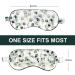 OLESILK 100% Natural Mulberry Silk Sleep Eye Mask Block Out Light  Fashion Printed Eye Mask Blindfold for Women Men Full Night Sleeping  Chic Eye Cover Eyeshade  Pattern 2 - Buy Online on GoSupps.com
