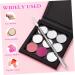 Buy MAGICLULU Magnetic Makeup Palette Set - Large Empty Cosmetics Tray for Eyeshadow & Blush - Versatile Magnetic Palette for Makeup Lovers - Buy Online on GoSupps.com
