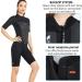 Shorty Wetsuit Men Women 2mm Neoprene Back Zip Spring Suit | 2097BK Women's Black X-Large - Buy Online on GoSupps.com