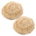 Beavorty 2pcs Cleaning Bath Ball Massage Bath Flower Sisal
