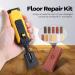 Home Household Laminate Repair Kit | DIY Wooden Floor Scratch Mender Tool Kit with 11 Wax Blocks for Easy Repairs - Buy Online on GoSupps.com