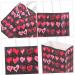 Gatuida 30 Pcs Valentine's Day Tote Valentines Day Goodie Bags Kids Birthday Storage Bag Organizer Heart Gift Bag Valentine Bags with Handles Love Heart Bag Kids Gifts Paper Souvenir Candy - Buy Online on GoSupps.com