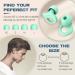 Hearprotek Silicone Ear Plugs for Sleep - 2 Pairs, Noise Cancelling & Soft for Snoring, Flying, Tinnitus Relief - Black&Green (29dB) - Buy Online on GoSupps.com