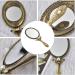 FRCOLOR Vintage Brass Mirror Folding Double-Sided Mirror Handheld Makeup Mirror Metal Cosmetic Mirror for Women Girls - Buy Online on GoSupps.com