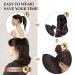 Sofeiyan 13 Inch Dark Brown Curly Ponytail Extension - Clip in Claw Hairpiece for Women | Synthetic & Natural Looking | Pack of 1 - Buy Online on GoSupps.com