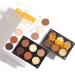 Inlot Playinn Sheen Tangerine Eyeshadow Palette - 6 Unique Shades Matte & Shiny Full Eye Make-Up (8.2g) - Shop Internationally - Buy Online on GoSupps.com
