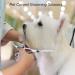 Jiasoval 4-in-1 Dog Grooming Kit with Safety Round Tip - Professional Scissors Set for Dogs & Cats - Includes Steel Comb and Leather Pouch - Buy Online on GoSupps.com