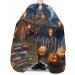 Shop Halloween Barber Cape Adjustable Hair Cutting Cape for All Ages Vintage Forest Ghost & Pumpkin Design 55x63 Inch - Buy Online on GoSupps.com