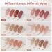 GAOY Icy Jelly Gel Nail Polish Set - 6 Colors Including Red Pink Nude - UV LED Soak Off Manicure Kit for Home DIY and Salon Varnish - Buy Online on GoSupps.com
