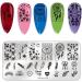 Budoci Nail Stamping Kit - 6-Piece Set with Nail Plates Stamp & Scraper for French Nail Art - Perfect for International Shipping - Buy Online on GoSupps.com