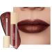 Oulac liquid matt lipstick brown lipstick long -lasting with kissing intensive color delivery precise applicator matt finish vegan gluten -free liquid lipstick 4.5 ml (M03) (M03) Exotic Kiss