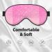 Breast Cancer Awareness Sleep Mask | Pink Ribbons Double-Sided Eye Mask - Soft Adjustable & Perfect for Sleep | Reduce Eye Edema - Buy Online on GoSupps.com