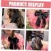 Ipetboom Bow Hairpin Hair Bows for Teens Hair Ribbon Hair Bows for Women Big Hair Bows Ribbon Hair Clip Ponytail Clip Barrettes for Women Hair Pin Tiara Women's Issue Card Alloy 3 Christmas - Buy Online on GoSupps.com