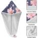 Buy Pink Daisy Flower Hair Towel 2 Pack - Super Absorbent Quick Dry Hair Turbans for Women & Girls - Buy Online on GoSupps.com