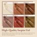 CANNI Brown Nude Gel Nail Polish Set - 6 Colors (9ML) for Brown Skin Tone | Soak Off UV LED DIY Manicure & Winter Nail Salon Essentials - Buy Online on GoSupps.com