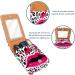 Travel Lipstick Organizer Case with Mirror | Portable Makeup Bag - Contemporary Abstract Leopard Design - Buy Online on GoSupps.com