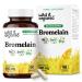 Wild & Organic Bromelain 500 mg Capsules - Digestive Support - Natural Bromelain Supplement - Pineapple Enzyme Source - Vegan No Fillers Non-GMO - 90 Count 90 Count (Pack of 1)