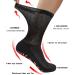Aaronano Diabetic Non-Slip Bamboo Crew Socks 5 Pairs Black - Medium Size - Buy Online on GoSupps.com