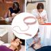 Tweezers Silicone Bracelet Eyelash Tweezers Silicone Ring Silicone tweezer Protector Eyelash Tweezers Bracelet Holder lash Extension Supplies lash Tool Bracket Eyelashes Silica Gel Pink - Buy Online on GoSupps.com