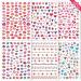 Valentines Day Nail Art Stickers - 3D Self-Adhesive Love Heart Lip Decals, Red Lip Series - 6 Sheets - Buy Online on GoSupps.com