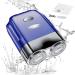 Electric Beard Trimmer | Portable Electric Shaver for Men - Beard Grooming Trimmer USB Rechargeable Automatic Face Shaver for Car Travel Home Blue - Buy Online on GoSupps.com