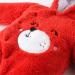 JiAmy Baby Hooded Romper Winter Jumpsuit | Red Flannel Outfit for Boys and Girls | Toddler Pajamas Onesie Footies Outwear | 9-12 Months - Buy Online on GoSupps.com