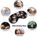 LynaRei Pink Flower Sleep Mask - Adjustable Super-Smooth Eye Cover for Travel and Nap - Buy Online on GoSupps.com