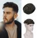 Silk-Co Toupee Extensions Real Hair Toupet Extensions Hair Parts Real Hair Men Witle Of course male hair extension 7a Real Human Hair 06# light brown