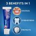 Crest 3D White Radiant Mint Whitening Toothpaste - 5 Pack (5.4 oz) | International Shipping Available - Buy Online on GoSupps.com