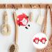 Plush Christmas Ornaments Santa Claus Bath Sponges - 2pcs Exfoliating Shower Brush for Kids - Buy Online on GoSupps.com