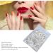 Sonew DIY Nail Art Rhinestones Mini Sparkling Transparent Nail Art Diamond Manicure Tips Decorations for Home Salon - Buy Online on GoSupps.com