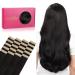 If Salife Tape Extensions Real Hair 20Pcs 40g 30cm 12 inch Natural Black Remy Invisible Tape Extensions silky real hair Extensions Skin Weft Tape In 30cm #1b Natural Black